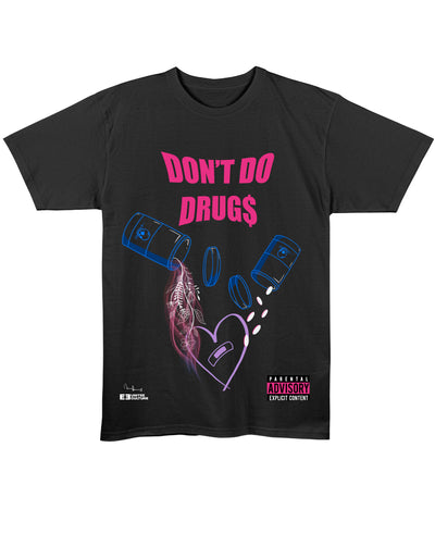 Black Regular Fit T-shirt Front Design