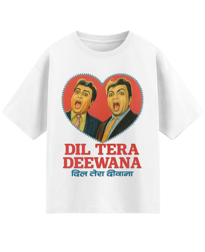 White Oversized T-shirt Front Design