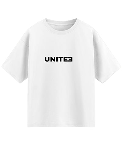 White Oversized T-shirt Front Design