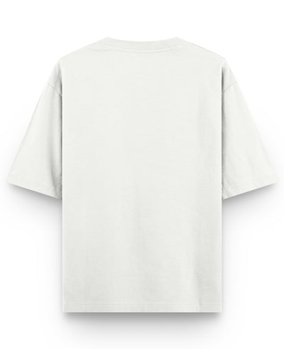 Off White Oversized T-shirt Back Design