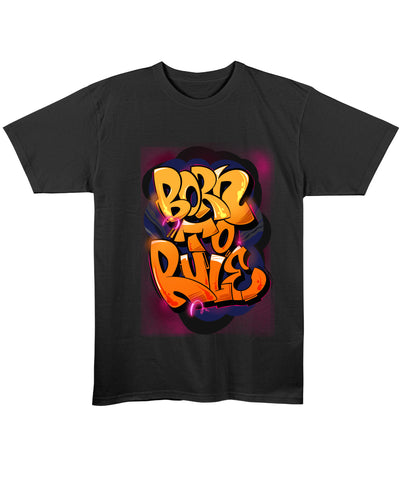 Black Regular Fit T-shirt Front Design