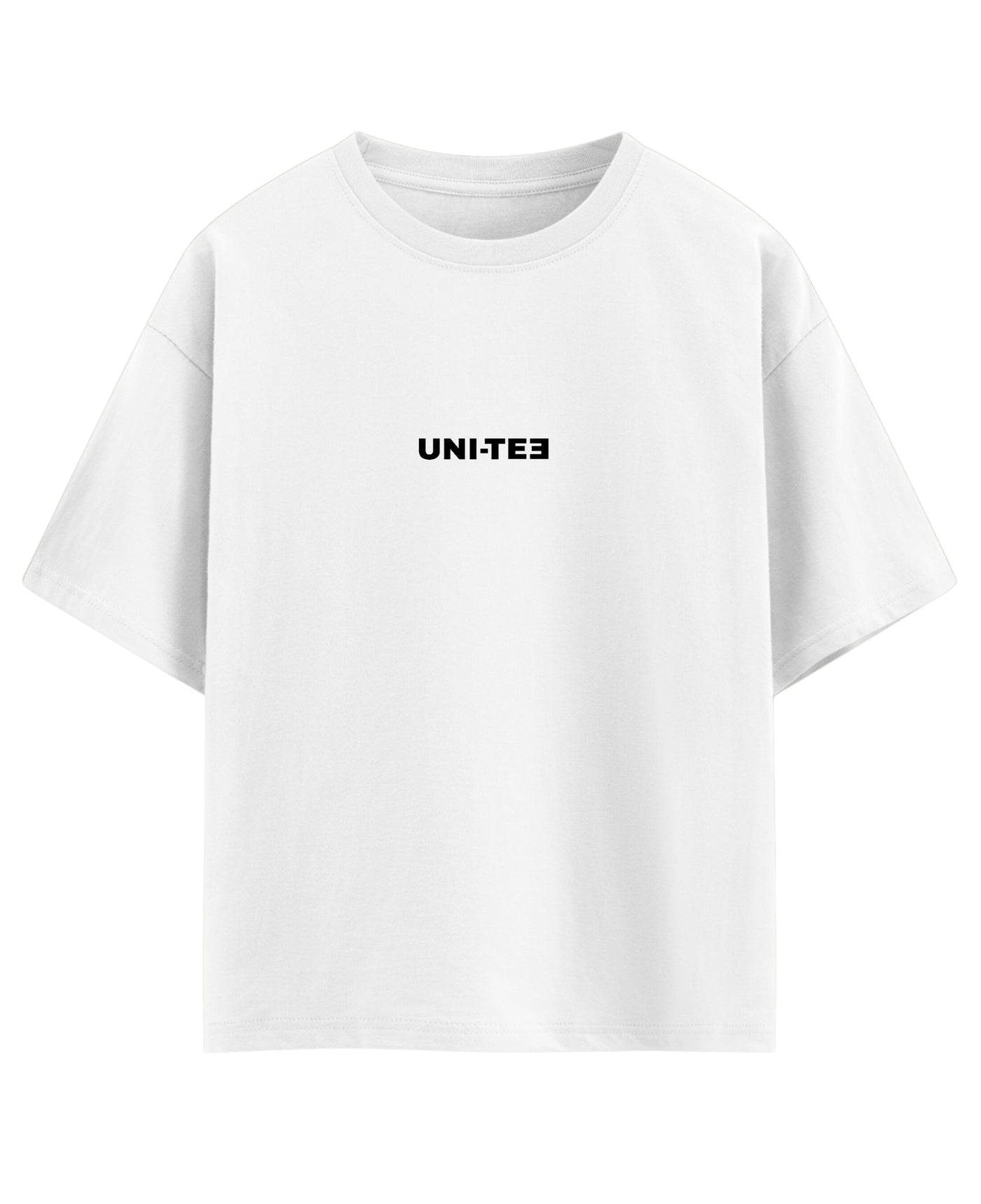 White Oversized T-shirt Front Design